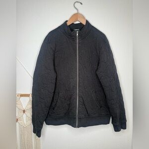 Torrid Disney Mickey Mouse  Black Quilted Bomber Jacket